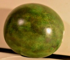 Wooden Shaker Gourd Beautifully Green: for Decoration or Percussion