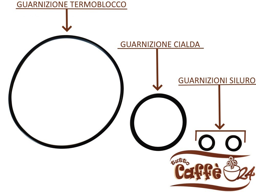 Kit Guarnizioni Didiesse Frog per Macchina da Caffè foto 2