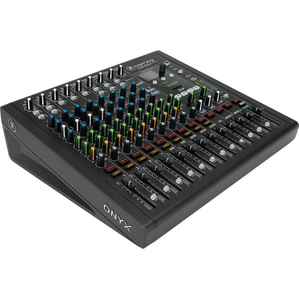 MACKIE Onyx12 12-Channel Analog Mixer with Multi-Track USB - New - Image 3 of 4