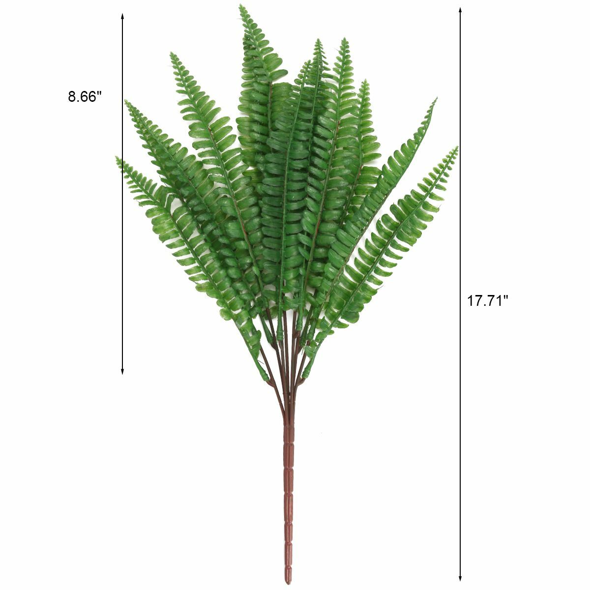4 Pack Artificial Ferns Plants Artificial Shrubs Boston Fern Bush Plant