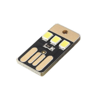 10 Stück Tasche Karte Lampe Birne LED Schlüsselanhänger Mini LED Nachtlicht Tragbar USB Strom