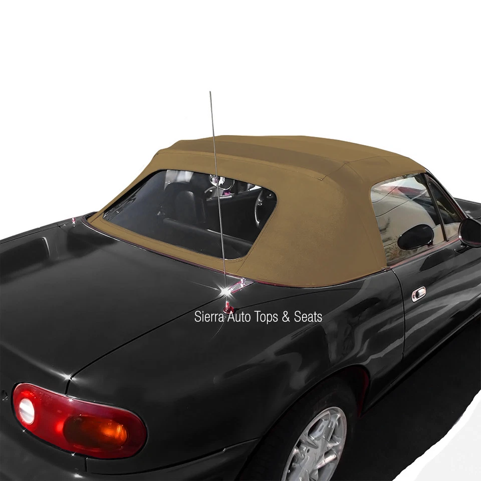 Tapa convertible Mazda Miata, ventana de plástico estilo fábrica, bronceado claro Foto 2 de 3