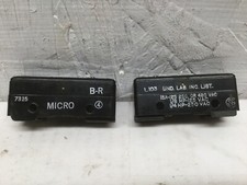 Micro Switch B-R Pin Plunger 15A 125, 250 or 480 VAC Lot of 2