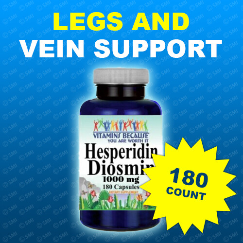 Hesperidin Diosmin 180 Cap 1000mg Promotes Cardiovascular Health and