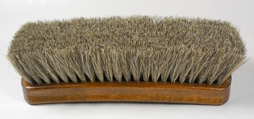 XXL polishing brush for high gloss - shoe brush horsehair 40 mm Made in Germany - Picture 2 of 4