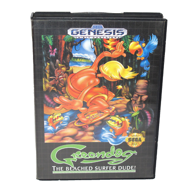#ad Greendog: The Beached Surfer Dude Sega Genesis Complete CIB Excellent TESTED $19.99