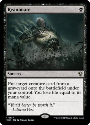 MTG Reanimate - Murders at Karlov Manor Commander #137