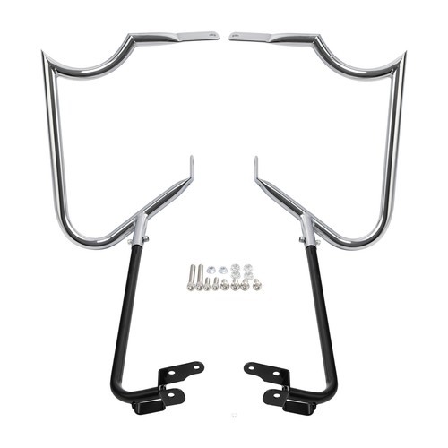 Saddlebag Bracket Guard Bar Fit For Harley Touring Electra Street Glide 2014-22 - Picture 4 of 10