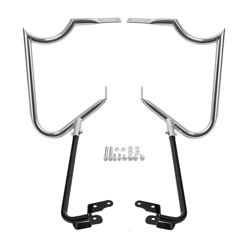 Barra protectora de soporte de alforja apta para Harley Touring Electra Street Glide 2014-22 Foto 4 de 4