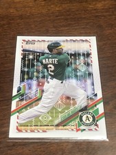 2021 Topps Holiday Baseball Starling Marte Oakland Athletics HW102 D1