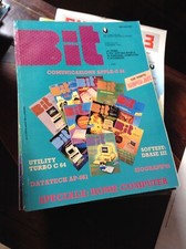 BIT RIVISTA PERSONAL COMPUTER RETRO GAMING ACCESSORI VINTAGE APPLE N°67 1985 