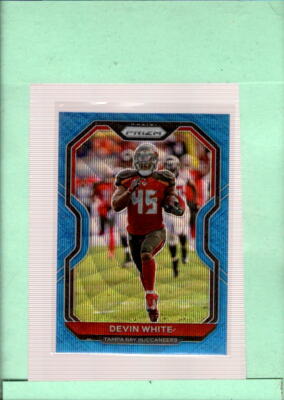 2020 Panini Prizm Prizms Blue Wave #259 Devin White MINT SER/199 Buccan ID:48745