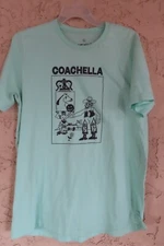 Official Coachella merch mint green t-shirt size XL