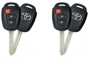 2 For 2014 2015 2016 2017 Corolla Remote Car Keyless Entry Key Fob