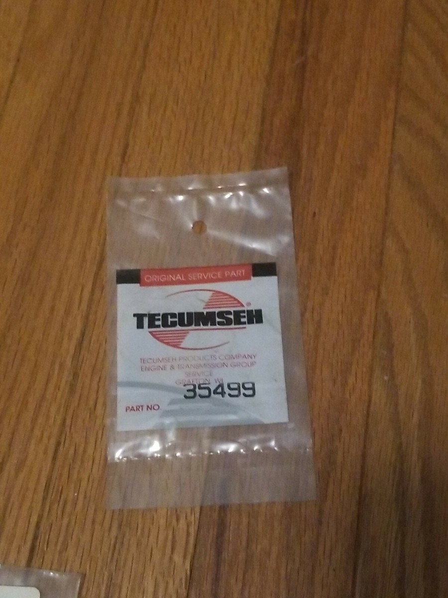 1) Tecumseh Part # 37610 OEM Dipstick Oil Filler Tube O-Ring Seal
