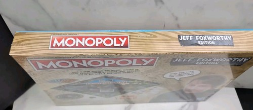 Monopoly Jeff Foxworthy Edition Board Game Hasbro Parker Brothers Sealed New - Picture 4 of 12