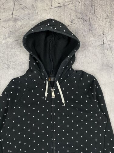 Carhartt Wip Mellow Multilogo Monogram Zip Up Hoodie Hombres Talla Pequeña Negro - Imagen 4 de 9