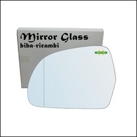 Glas RüCkspiegel Verchromt AsphäRisch Seite Sx-Guidatore FüR Audi A4 IV (