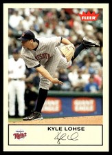 Kyle Lohse 2005 Fleer Tradition #231 Twins MLB READ FREE SHIPPING AutographDen