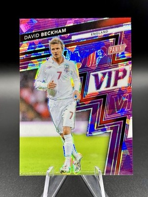 2025 Panini VIP Gold Pack David Beckham #60   Purple Ice /50 ENGLAND   