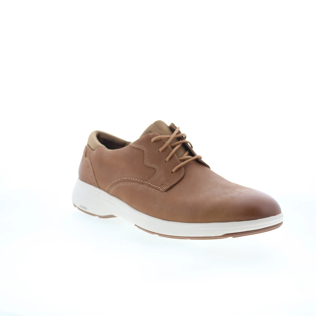 Chaussures Richelieu Homme Rockport Cedric En Cuir Marron - Neuf Avec étiquettes - Largeur E