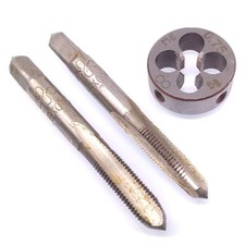 Yodaoke HSS M6 x 0.75mm Taper and Plug Tap x Die Metric Thread...