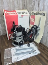 PORTER CABLE Model 6912 with 6911 BASE Heavy Duty Router w/NEW SEALED Edge Guide