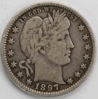 F 1897  Barber Quarter