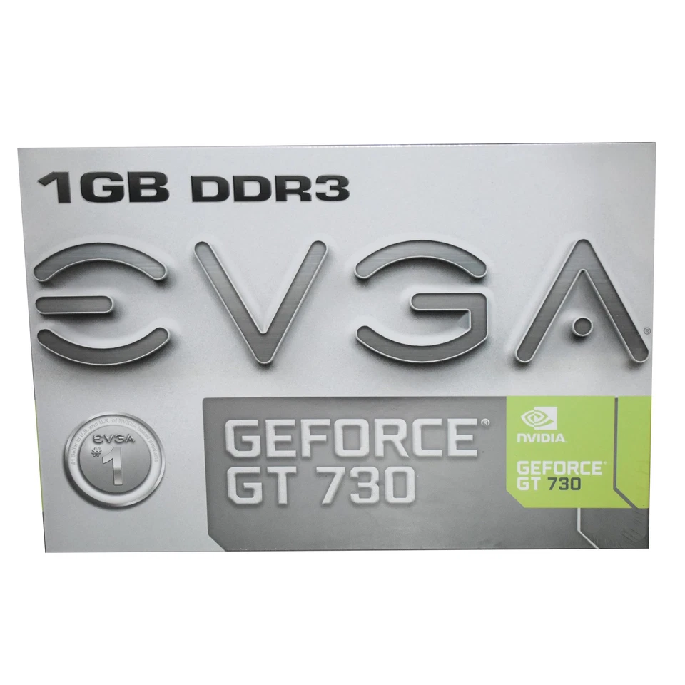 EVGA GeForce GT 730 1GB DDR3 PCIe 2.0 Dual DVI Mini-HDMI 4K GPU Card 01GP32731KR - Image 2 of 4