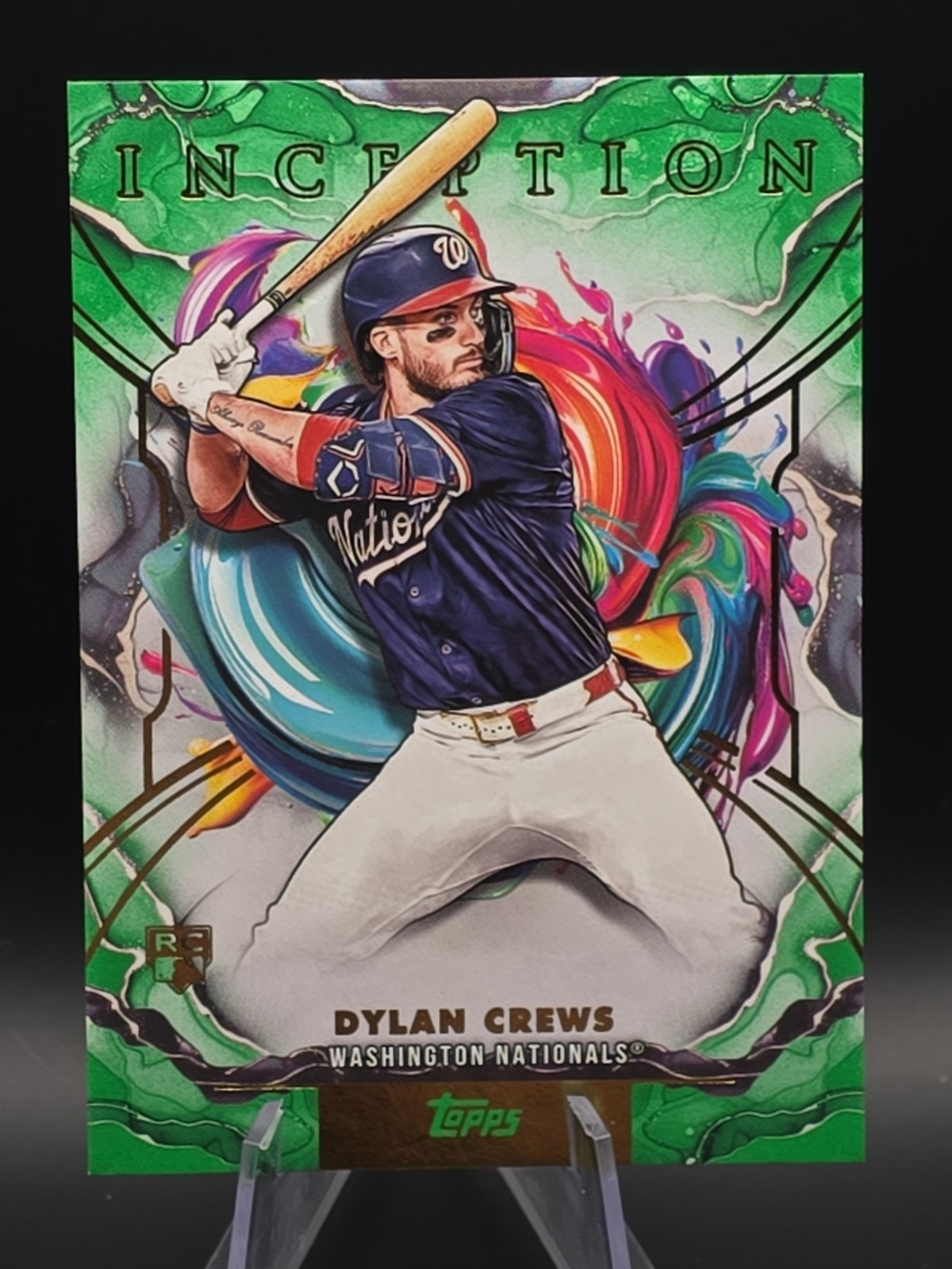 2025 Topps Inception Dylan Crews #57 (RC) Green