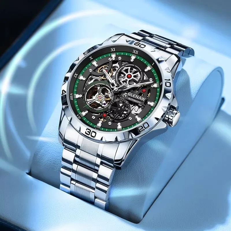 Montre automatique pour homme au style steampunk vintage pour parfaire votre look chic au quotidien