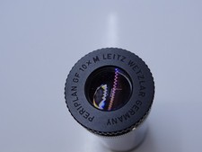 Leitz Wetzlar Periplan GF 10 x  M  Mikrometerskala Okular 0-10