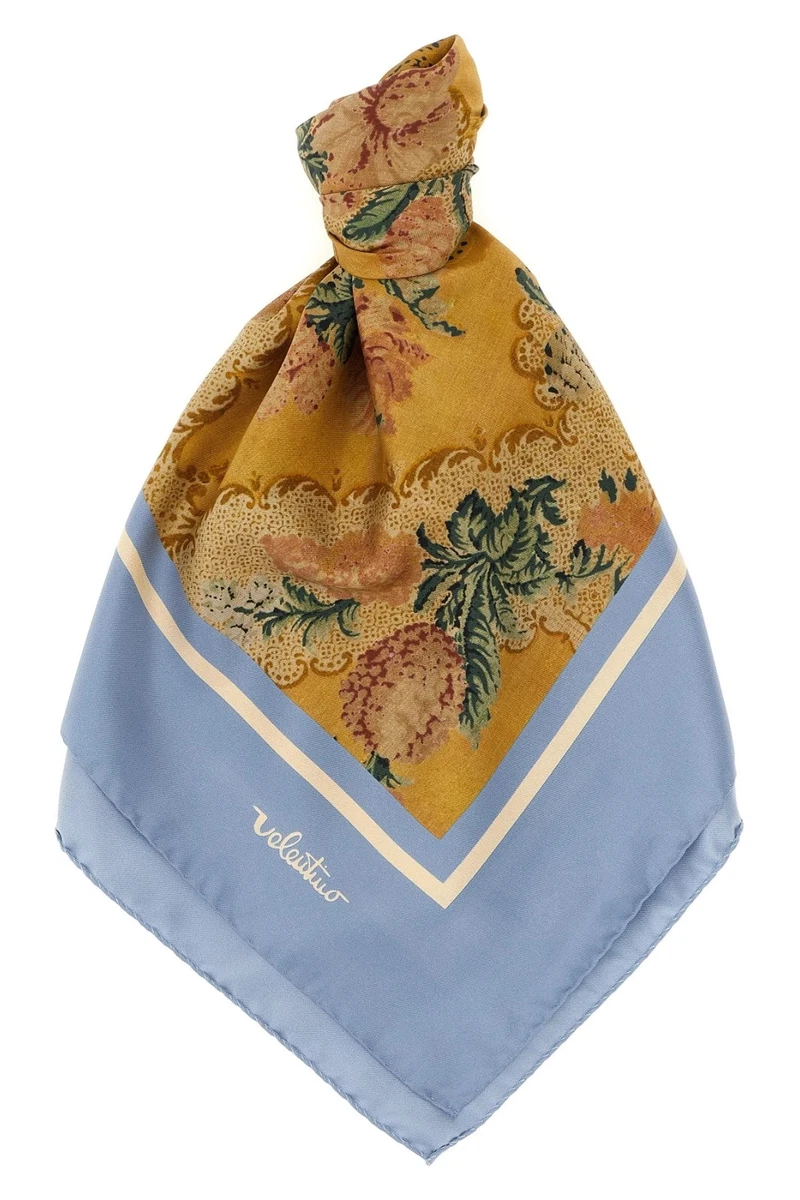 Foulard Valentino En Cachemire Et Soie - Écharpe Luxe Femme - Style élégant Et Doux