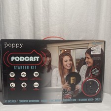 XO Poppy Podcast Starter Kit Bundle MIC FILTER MIXER CABLES All In One Plug play