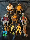 TMNT Donatello Vintage Don LOT rare Ninja Turtles PUNKER COMPLETE Shogun Silver