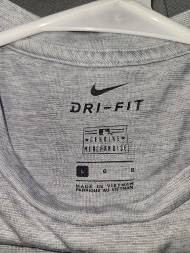 Boston Red Sox Shirt Mens Large Gray MLB Baseball Nike Dri Fit Team Tee Top - Picture 3 of 4