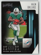 2018 Panini Playbook X's and O's Kalen Ballage #25 Miami Dolphins