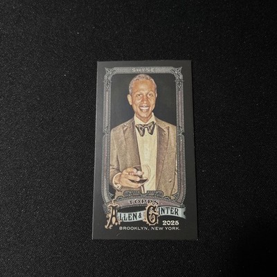 2025 Topps Allen & Ginter X - Shyne Black base mini