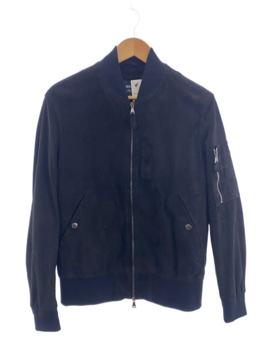 Emmeti Leather Jacket Blouson/48/Goat Leather/Brw/Plain/Giappone-147// 21012