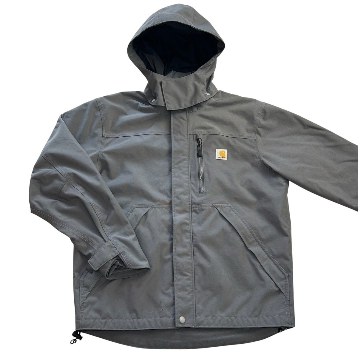 Carhartt Jacket Mens S Gray Shoreline Storm Defender Waterproof