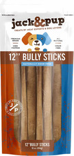 JACK PUP 12" BULLY STICKS 1 POUND BAG 05/2027