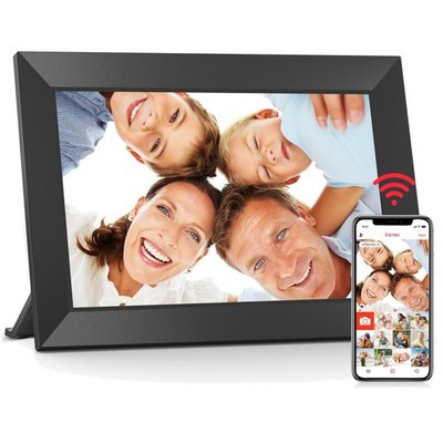 Digital Bilderrahmen, 10,1 Zoll, WiFi, HD IPS Touchscreen, 32GB, Wandmontage,...