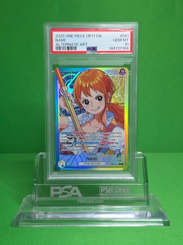Nami (Alternate Art) graded PSA 10 for sale on eBay