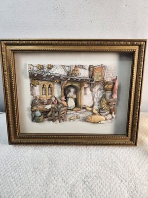 Anton Peck 3D Picture in Shadow Box Frame 5x7 Art in 8x10 Frame