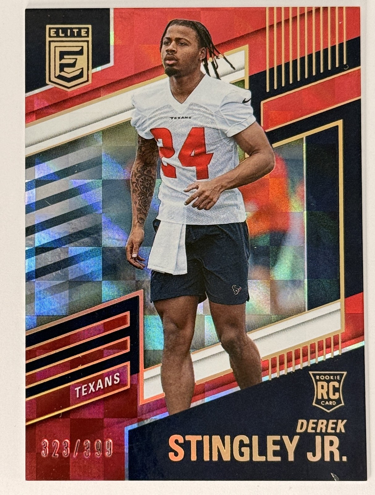 2022 Donruss Elite #141 Derek Stingley Jr. Red #/399