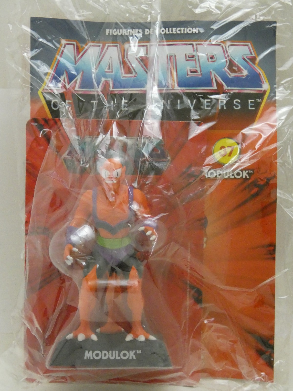 Figurine MOTU Modulok Altaya N°37 pour vitrine de collectionneur rétro vintage avec livret