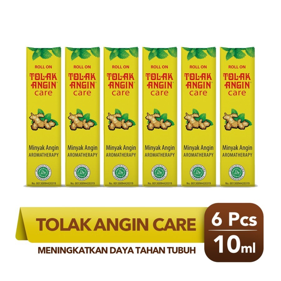 6x Sido Muncul Tolak Angin Care Roll On Aromatherapy 10ml 
