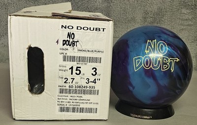 Bowling Ball Radical No Doubt 15lb HK22 Pearl Reactive Symmetrical