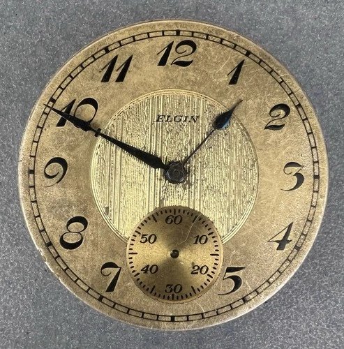 Antique Elgin Pocket watch Movement Grade 291 - 16s - 7 Jewels - Model 7 Parts