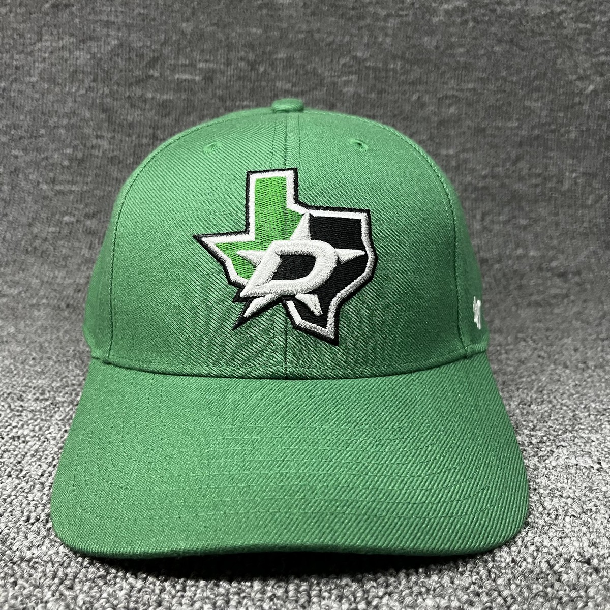 New '47 Brand Dallas Stars NHL Adjustable Baseball Cap Green Texas Logo